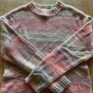 Bobeau Crewneck Knit Cozy Pink Sweater Size XL‎